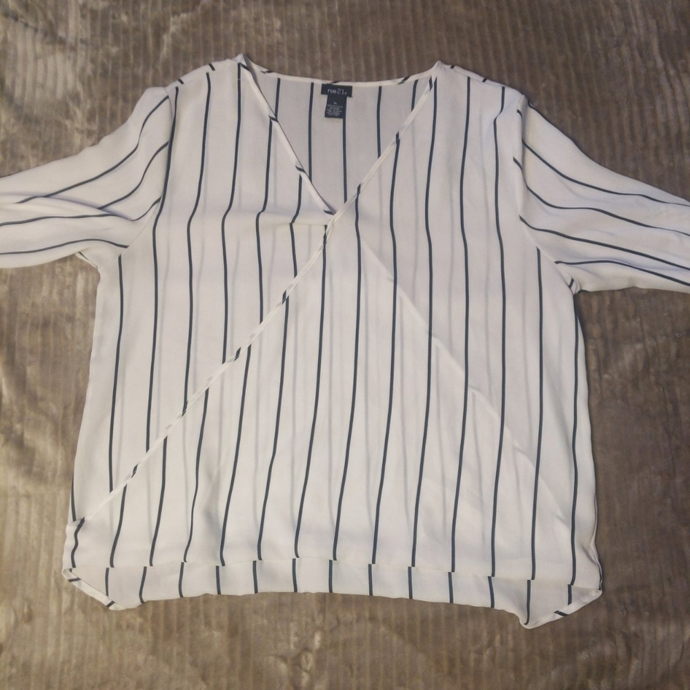 Crisscrosss blouse